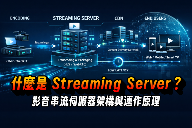 什麼是 Streaming Server？影音串流伺服器架構與運作原理