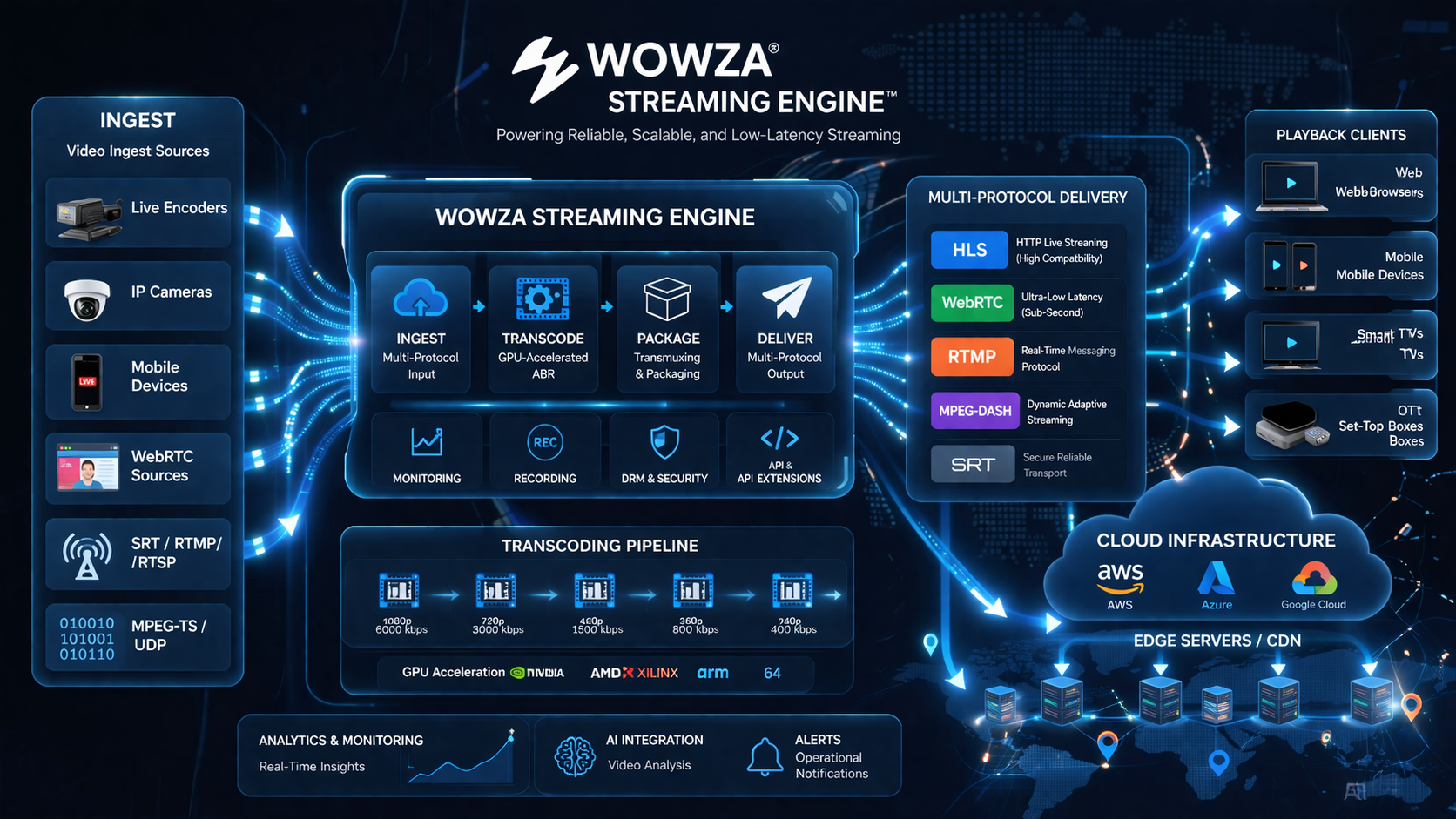 Wowza Streaming Engine 是什麼？串流伺服器架構解析